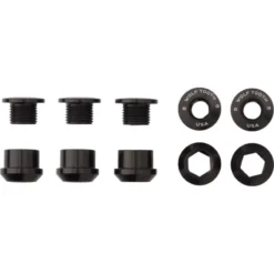 Wolf-tooth Wolf Tooth Chainring Bolts Set Of 5 In Black