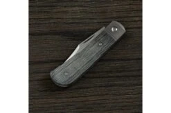 Jack Wolf Benny's Clip Black Canvas Micarta, BENNY-01-BLK, Slipjoint Pocket Knife