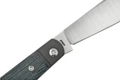 Jack Wolf Low Drag Jack DRAG-01-BLK, Black Canvas Micarta, Slipjoint Pocket Knife -Garden Tools JW DRAG 01 BLK 05 jackwolf