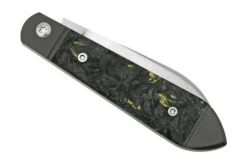 Jack Wolf Low Drag Jack DRAG-01-CDMY, Fat Carbon Dark Matter Yellow, Slipjoint Pocket Knife -Garden Tools JW DRAG 01 CDMY 06 jackwolf