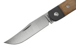 Jack Wolf Javelina Jack, JAVEL-01-NAT, Natural Canvas Micarta Slipjoint Pocket Knife -Garden Tools JW JAVEL 01 NAT 03 jackwolf