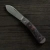 Jack Wolf K9 Jack, Red Dark Matter Fat Carbon K9-01-DMR Slipjoint Pocket Knife