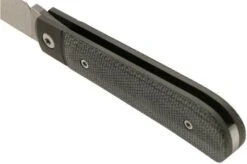 Jack Wolf Laid Back Jack, Black Canvas Micarta LAIDB-01-BLK Slipjoint Pocket Knife -Garden Tools JW LAIDB 01 BLK 04 jackwolf