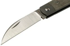 Jack Wolf Laid Back Jack, Green Canvas Micarta LAIDB-01-GRN Slipjoint Pocket Knife -Garden Tools JW LAIDB 01 GRN 03 jackwolf