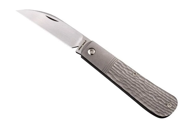 Jack Wolf Laid Back Jack LAIDB-02-TI-JIG Titanium Jigged, Slipjoint Pocket Knife 3 Jack Wolf Laid Back Jack LAIDB-02-TI-JIG Titanium Jigged, Slipjoint Pocket Knife