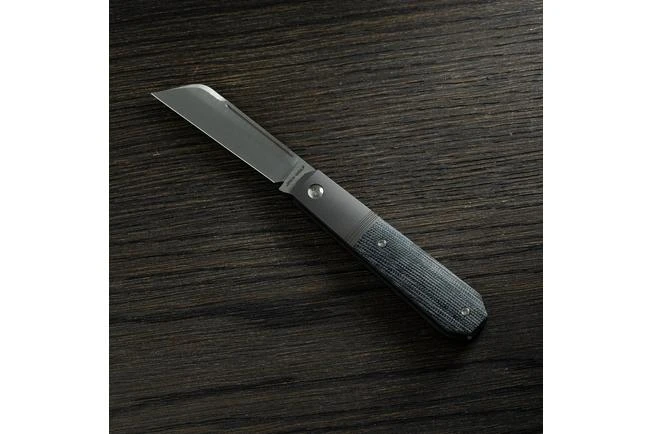 Jack Wolf Midnight Jack, Black Canvas Micarta MIDNI-01-BLK Slipjoint Pocket Knife 3 Jack Wolf Midnight Jack, Black Canvas Micarta MIDNI-01-BLK Slipjoint Pocket Knife