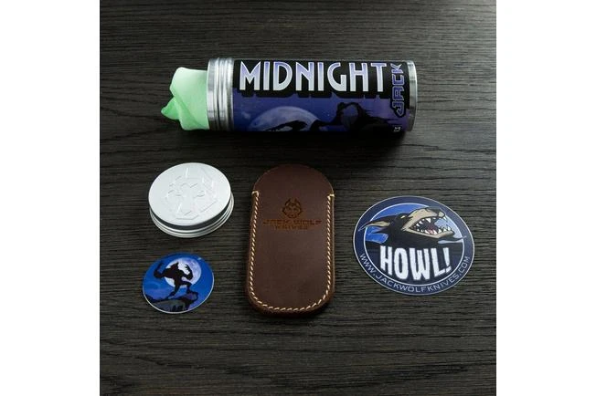 Jack Wolf Midnight Jack, Black Canvas Micarta MIDNI-01-BLK Slipjoint Pocket Knife 5 Jack Wolf Midnight Jack, Black Canvas Micarta MIDNI-01-BLK Slipjoint Pocket Knife - Image 3