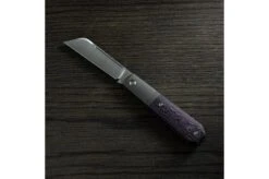 Jack Wolf Midnight Jack, Fat Carbon Purple Haze MIDNI-01-FCP Slipjoint Pocket Knife