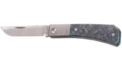 Jack Wolf Pioneer Jack PIONE-01-DM-BL Fat Carbon Dark Matter Blue, Slipjoint Pocket Knife