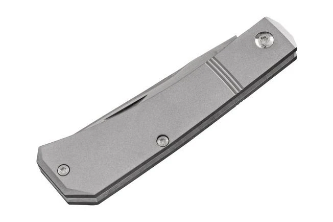 Jack Wolf Pioneer Jack PIONE-01-TI-SM Titanium Smooth, Slipjoint Pocket Knife 5 Jack Wolf Pioneer Jack PIONE-01-TI-SM Titanium Smooth, Slipjoint Pocket Knife - Image 3