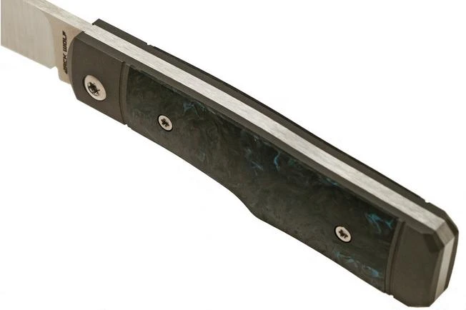 Jack Wolf Sharpshooter Jack, Blue Fat Carbon SHSH-FC Slipjoint Pocket Knife 8 Jack Wolf Sharpshooter Jack, Blue Fat Carbon SHSH-FC Slipjoint Pocket Knife - Image 6