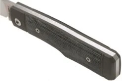 Jack Wolf Sharpshooter Jack, Black Canvas Micarta SHSH-MBK Slipjoint Pocket Knife -Garden Tools JW SHSH MBK 08 jackwolf