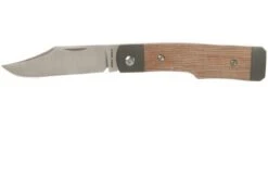 Jack Wolf Sharpshooter Jack, Natural Canvas Micarta SHSH-MNA Slipjoint Pocket Knife