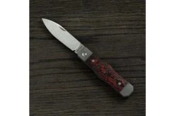Jack Wolf Vampire Jack VAMPI-01-FCLF Fat Carbon Lava Flow Slipjoint Pocket Knife