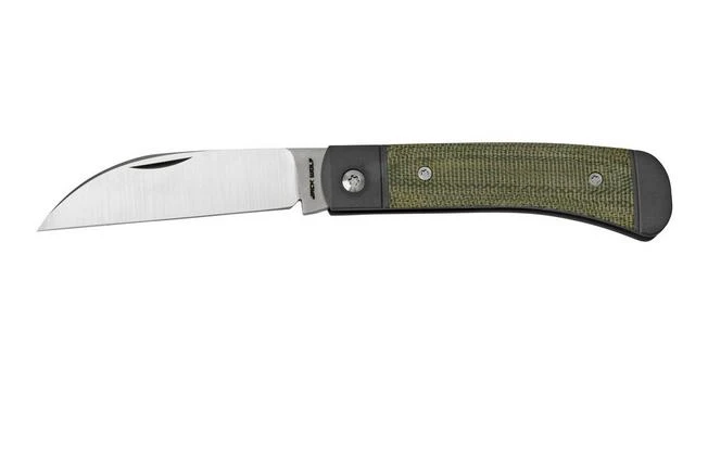 Jack Wolf Venom Jack VEN-01-GRN Canvas Micarta Green, Slipjoint Pocket Knife 3 Jack Wolf Venom Jack VEN-01-GRN Canvas Micarta Green, Slipjoint Pocket Knife