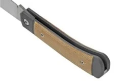 Jack Wolf Venom Jack VEN-01-NAT Canvas Micarta Natural, Slipjoint Pocket Knife -Garden Tools JW VEN 01 NAT 04 jackwolf