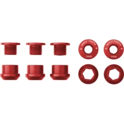 Wolf-tooth Wolf Tooth Chainring Bolts Set Of 5 In Red