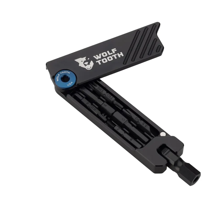 Wolf-tooth Wolf Tooth 6-Bit Hex Wrench Multi Tool In Blue 3 Wolf-tooth Wolf Tooth 6-Bit Hex Wrench Multi Tool In Blue
