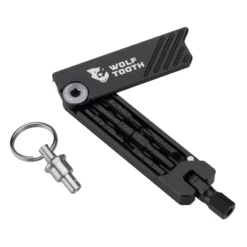 Wolf-tooth Wolf Tooth 6-Bit Hex Wrench Multi Tool With Keyring In Grey