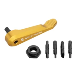Wolf-tooth Wolf Tooth Axle Handle Multi-Tool In Gold