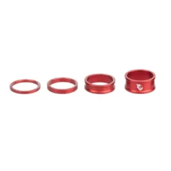 Wolf-tooth Wolf Tooth Precision Headset Spacers Kit In Red