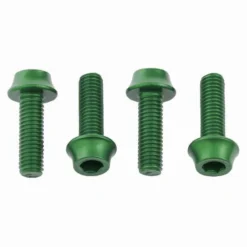 Wolf-tooth Wolf Tooth 4-piece Water Bottle Cage Bolts In Green