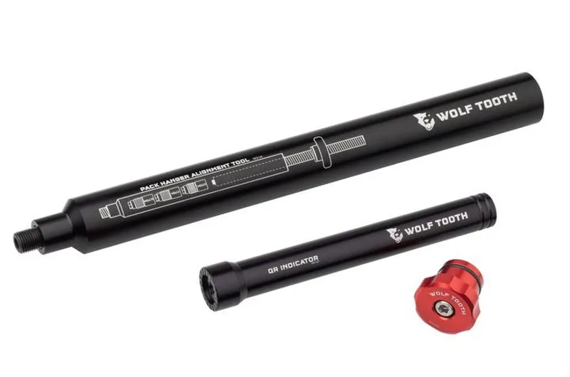 Wolf-tooth Wolf Tooth Pack Hanger Alignment Tool In Black With Quick Release Kit 3 Wolf-tooth Wolf Tooth Pack Hanger Alignment Tool In Black With Quick Release Kit