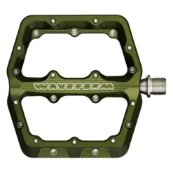 Wolf-tooth Wolf Tooth Waveform Mountain Bike Pedals In Green