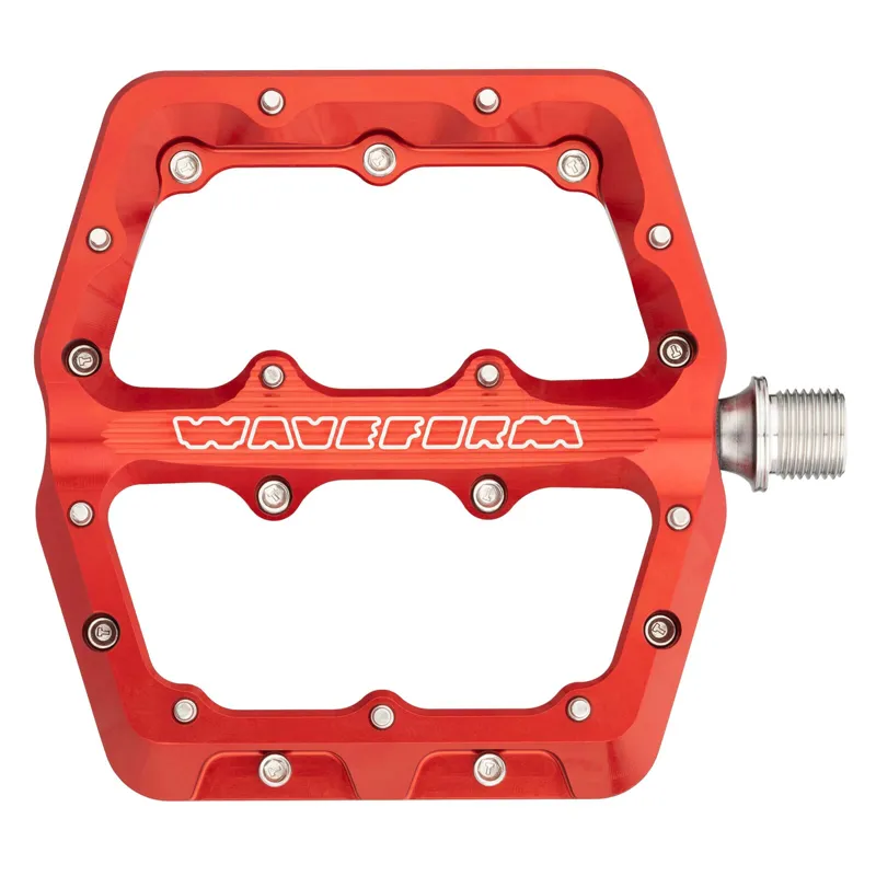 Wolf-tooth Wolf Tooth Waveform Mountain Bike Pedals In Red 3 Wolf-tooth Wolf Tooth Waveform Mountain Bike Pedals In Red